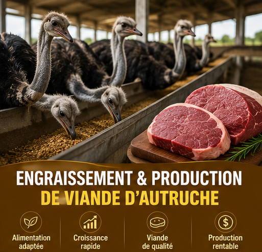Formation reproduction intensive autruches